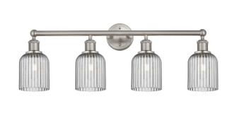 Edison Four Light Bath Vanity in Antique Copper (405|616-4W-AC-G559-5CL)