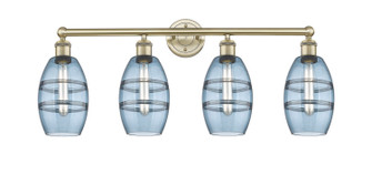 Edison Four Light Bath Vanity in Antique Brass (405|616-4W-AB-G557-6BL)