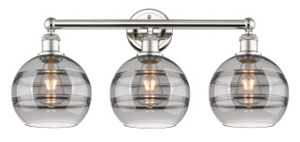 Edison Three Light Bath Vanity in Polished Nickel (405|616-3W-PN-G556-8SM)
