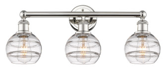 Edison LED Bath Vanity in Polished Nickel (405|616-3W-PN-G556-6CL)