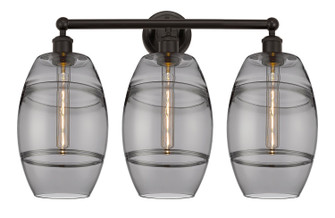 Edison Three Light Bath Vanity in Oil Rubbed Bronze (405|616-3W-OB-G557-8SM)