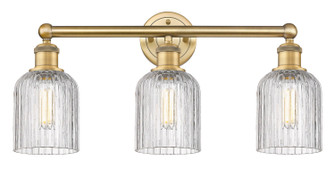 Edison Three Light Bath Vanity in Brushed Brass (405|616-3W-BB-G559-5CL)