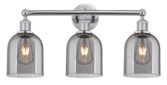 Edison Three Light Bath Vanity in Black Antique Brass (405|616-3W-BAB-G558-6BL)