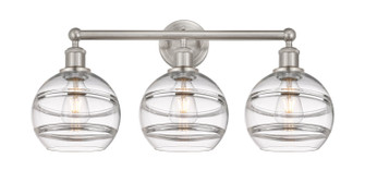 Edison Three Light Bath Vanity in Black Antique Brass (405|616-3W-BAB-G556-8CL)