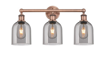 Edison Three Light Bath Vanity in Antique Copper (405|616-3W-AC-G558-6SM)
