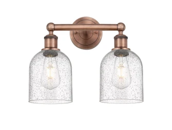 Edison Two Light Bath Vanity in Antique Copper (405|616-2W-AC-G558-6SDY)