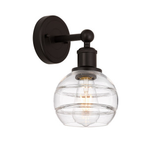 Edison One Light Wall Sconce in Oil Rubbed Bronze (405|616-1W-OB-G556-6CL)