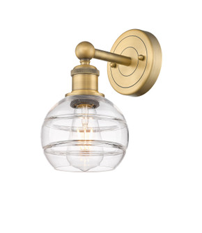 Edison LED Wall Sconce in Brushed Brass (405|616-1W-BB-G556-6CL) Edison LED Wall Sconce in Brushed Brass (405|616-1W-BB-G556-6CL)