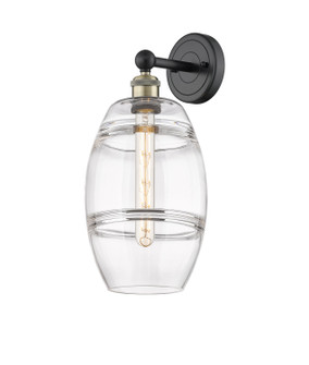 Edison One Light Wall Sconce in Black Antique Brass (405|616-1W-BAB-G557-8CL)