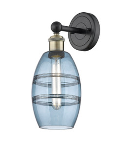 Edison One Light Wall Sconce in Black Antique Brass (405|616-1W-BAB-G557-6BL)