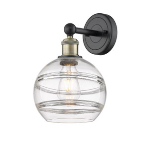 Edison One Light Wall Sconce in Black Antique Brass (405|616-1W-BAB-G556-8CL)