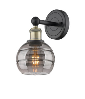 Edison One Light Wall Sconce in Black Antique Brass (405|616-1W-BAB-G556-6SM)