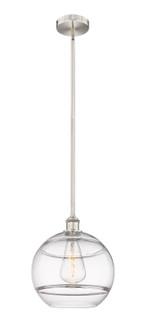 Edison One Light Mini Pendant in Brushed Satin Nickel (405|616-1S-SN-G556-12CL)