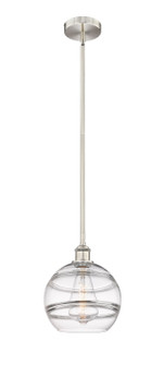 Edison One Light Mini Pendant in Brushed Satin Nickel (405|616-1S-SN-G556-10CL)