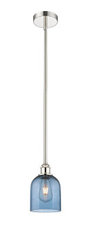 Edison One Light Mini Pendant in Polished Nickel (405|616-1S-PN-G558-6BL)