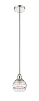 Edison LED Pendant in Polished Nickel (405|616-1S-PN-G556-6CL)