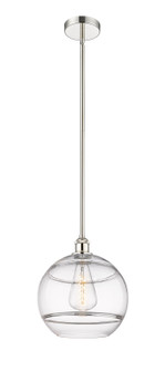 Edison One Light Mini Pendant in Polished Nickel (405|616-1S-PN-G556-12CL)