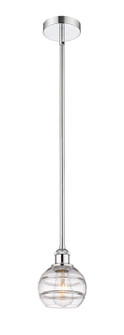 Edison LED Pendant in Polished Chrome (405|616-1S-PC-G556-6CL)