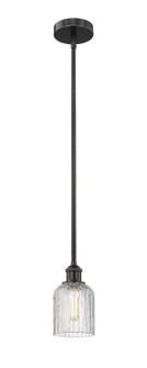 Edison One Light Mini Pendant in Matte Black (405|616-1S-BK-G559-5CL)