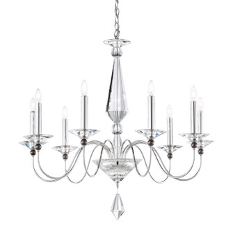 Jasmine Nine Light Chandelier in Polished Silver (53|9679-40CL)