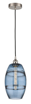 Edison One Light Mini Pendant in Brushed Satin Nickel (405|616-1P-SN-G557-8BL)