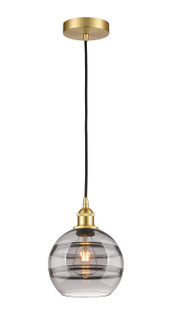 Edison One Light Mini Pendant in Satin Gold (405|616-1P-SG-G556-8SM)