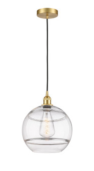 Edison One Light Mini Pendant in Satin Gold (405|616-1P-SG-G556-12CL)