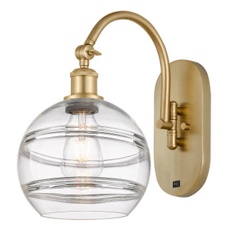 Ballston One Light Swing Arm in Satin Gold (405|518-1W-SG-G556-8CL)