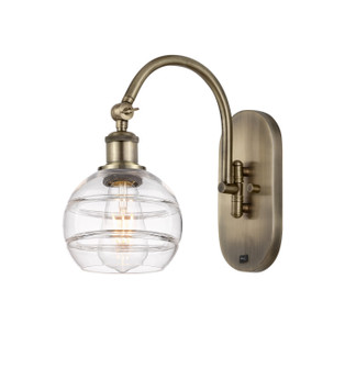 Ballston One Light Swing Arm in Antique Brass (405|518-1W-AB-G556-6CL)