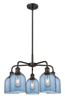 Downtown Urban Five Light Chandelier in Oil Rubbed Bronze (405|516-5CR-OB-G558-6BL)