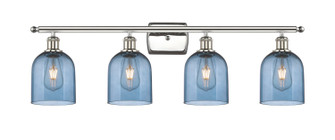 Ballston Four Light Bath Vanity in Polished Nickel (405|516-4W-PN-G558-6BL)