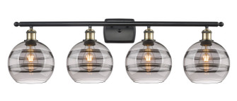 Ballston Four Light Bath Vanity in Black Antique Brass (405|516-4W-BAB-G556-8SM)
