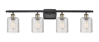 Ballston Four Light Bath Vanity in Black Antique Brass (405|516-4W-BAB-G112C-5CL)