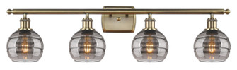 Ballston Four Light Bath Vanity in Antique Brass (405|516-4W-AB-G556-6SM)