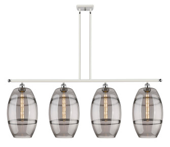 Ballston Four Light Island Pendant in White Polished Chrome (405|516-4I-WPC-G557-10SM)