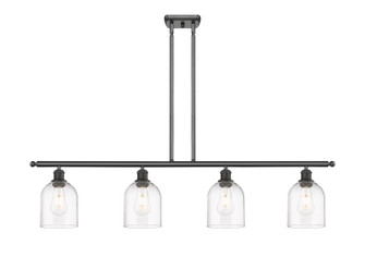 Ballston Four Light Island Pendant in Oil Rubbed Bronze (405|516-4I-OB-G558-6CL)