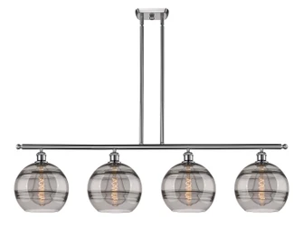 Ballston Four Light Island Pendant in Oil Rubbed Bronze (405|516-4I-OB-G556-10CL)