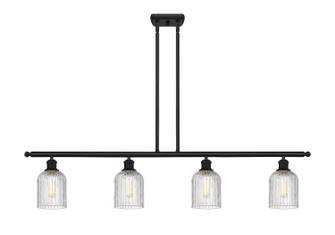 Ballston Four Light Island Pendant in Matte Black (405|516-4I-BK-G559-5CL)