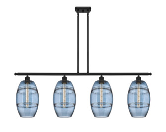 Ballston Four Light Island Pendant in Matte Black (405|516-4I-BK-G557-8BL)