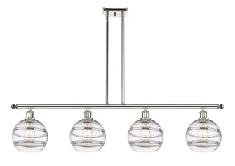 Ballston Four Light Island Pendant in Brushed Brass (405|516-4I-BB-G556-8CL)