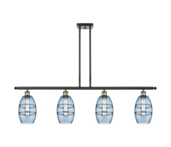 Ballston Four Light Island Pendant in Black Antique Brass (405|516-4I-BAB-G557-6BL)