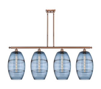 Ballston Four Light Island Pendant in Antique Copper (405|516-4I-AC-G557-10BL)