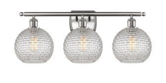 Ballston Three Light Bath Vanity in Brushed Satin Nickel (405|516-3W-SN-G122C-8CL)