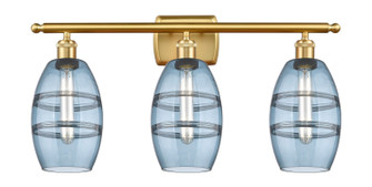 Ballston LED Bath Vanity in Satin Gold (405|516-3W-SG-G557-6BL)