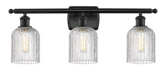 Ballston Three Light Bath Vanity in Matte Black (405|516-3W-BK-G559-5CL)