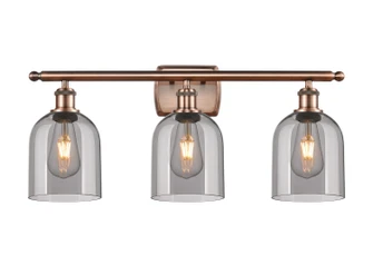 Ballston Three Light Bath Vanity in Antique Copper (405|516-3W-AC-G558-6SM)