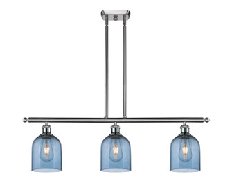 Ballston Three Light Island Pendant in Brushed Satin Nickel (405|516-3I-SN-G558-6BL)