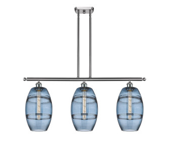 Ballston Three Light Island Pendant in Brushed Satin Nickel (405|516-3I-SN-G557-8BL)