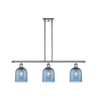 Ballston Three Light Island Pendant in Polished Nickel (405|516-3I-PN-G558-6BL)