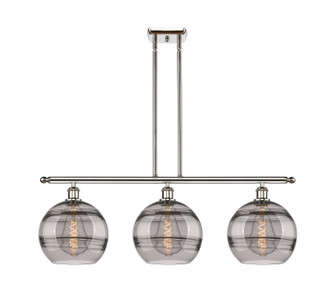 Ballston Three Light Island Pendant in Polished Nickel (405|516-3I-PN-G556-10SM)